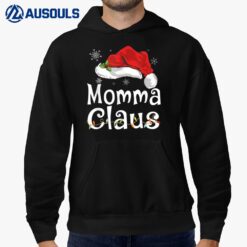 Momma Claus  Christmas Pajama Family Matching Xmas Hoodie