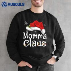 Momma Claus  Christmas Pajama Family Matching Xmas Sweatshirt