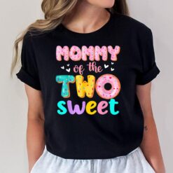 Mommy Of The Two Sweet Donut Birthday Family Theme Girl T-Shirt