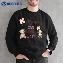 Mommy We Can Bearly Wait Gender Neutral Baby Shower Sweatshirt