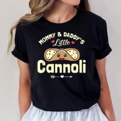 Mommy and Daddy's Little Cannoli Funny Toddler Italian Baby T-Shirt