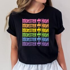 Monster High - Pride Stacked Rainbow Logo T-Shirt