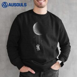 Moon Swing - Stars Galaxy Astronaut Universe Space Sweatshirt