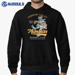 Moreno Valley Mummies Minor League Retro Baseball Team Hoodie