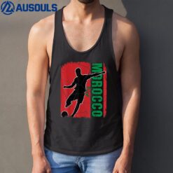 Morocco Soccer Team Moroccan Flag Jersey Football Fans Tank Top