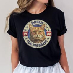 Morris For President Vintage 1988 Cat Lover T-Shirt