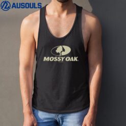 Mossy Oak Pocket Tan Logo Tank Top