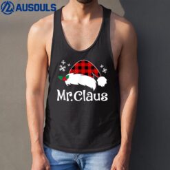 Mr Claus And Mrs Claus Funny Christmas Matching Couple Xmas Tank Top