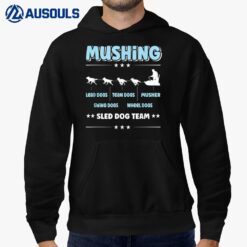 Mushing sled dog team Hoodie