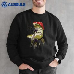 Mushroom Hat Samurai Frog Vintage Japanese Warrior Sweatshirt