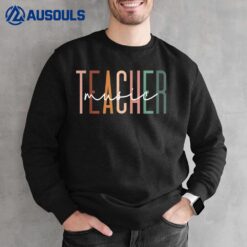 Music Teacher Squad Musician Band School Worker Appreciation Sweatshirt