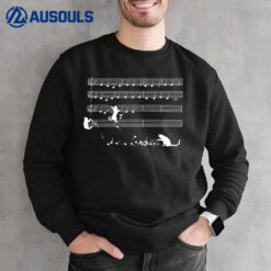 Musical Note Cat Owner Composer Musician Songwriter Music Sweatshirt