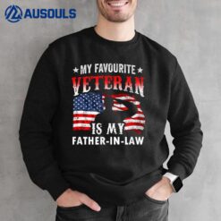 My Favorite Veteran Is My Father-In-Law Family Veteran's Day Sweatshirt