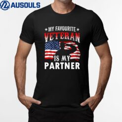 My Favorite Veteran Is My Partner Veteran's Day Veterans T-Shirt