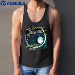 My Grammy Loves Me to the Moon and Back  Grammie Lover Tank Top