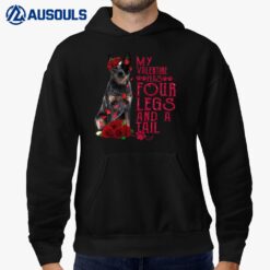 My Valentine Has Four Legs And A Tall Australian Cattle Hoodie