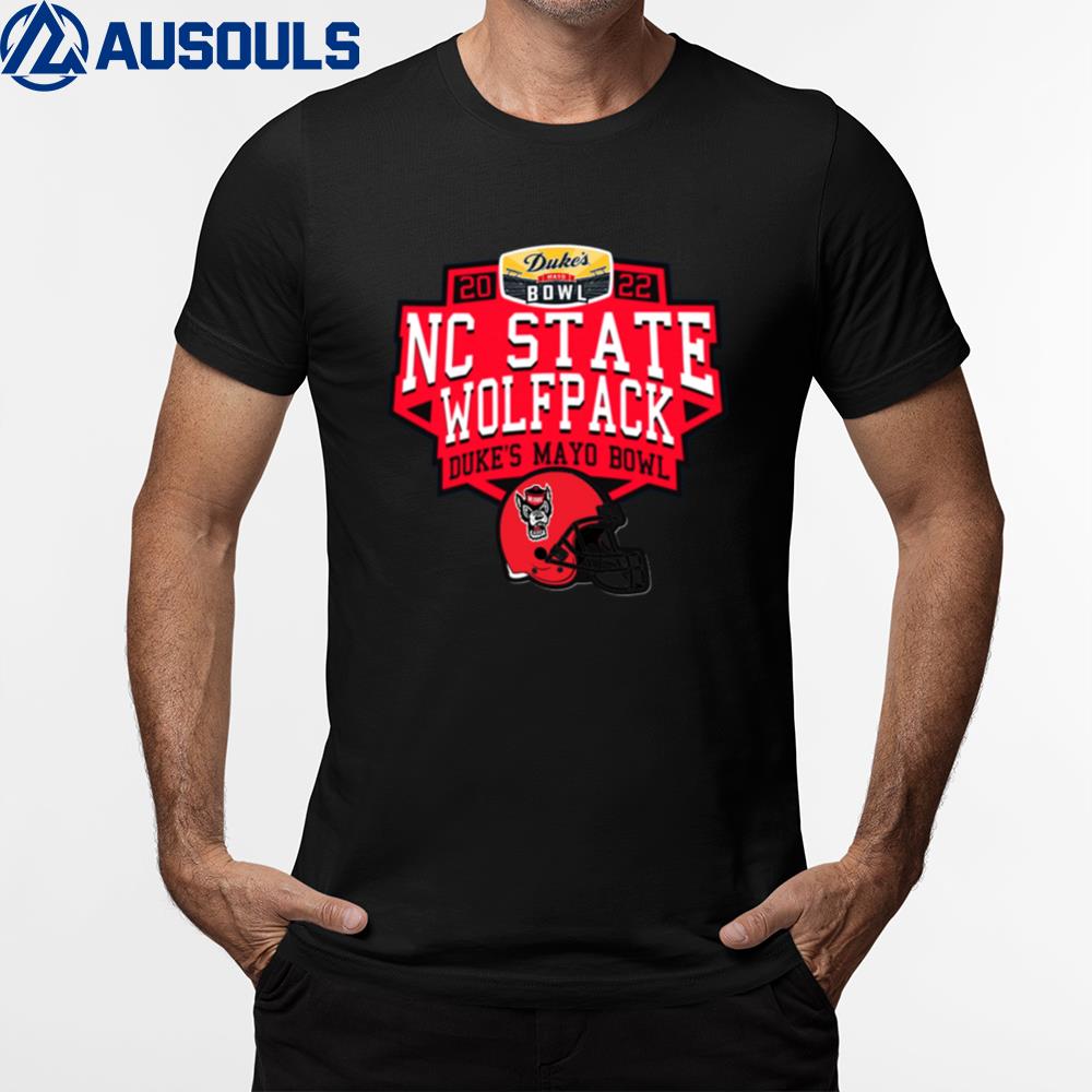 NCAA NC State Wolfpack Football 2022 Duke’s Mayo Bowl T-Shirt Hoodie Sweatshirt For Men Women