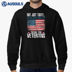 NOT JUST TODAY! THANK YOU VETERANS Hoodie