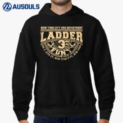 NYC Fire Department Station Ladder 3 New York Firefighter US Hoodie