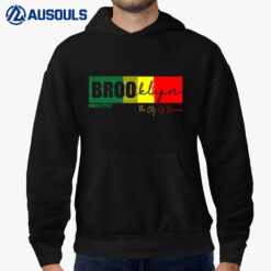 NYC Rasta Vintage Brooklyn Reggae Green and Yellow ReggaeVer 3 Hoodie