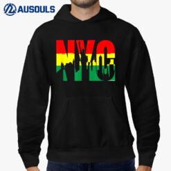 NYC Rasta Vintage Brooklyn Reggae Green and Yellow Reggae Hoodie