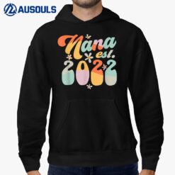 Nana Est  Retro Groovy Design Promoted To Nana Hoodie