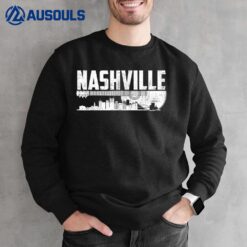 Nashville Skyline Tennessee Country Music Guitar Player Sweatshirt