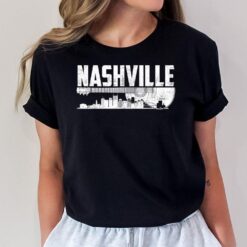 Nashville Skyline Tennessee Country Music Guitar Player T-Shirt