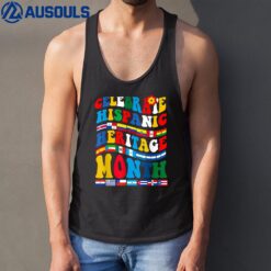 National Hispanic Heritage Month Celebration Latin Flags Tank Top