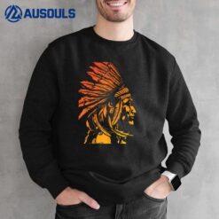 Native American Headdress - Indigenous Indian Land Sweatshirt