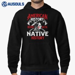 Native History - Indigenous Indian Native American Blood Hoodie
