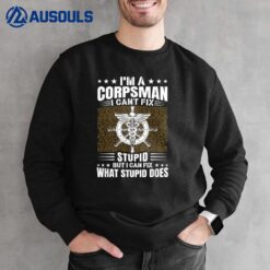 Navy Corpsman Veteran Veterans Day US Navy Corpsman Ver 2 Sweatshirt