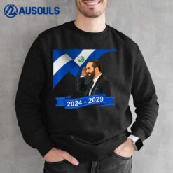 Nayib Bukele Presidente De El Salvador 2024 Sweatshirt