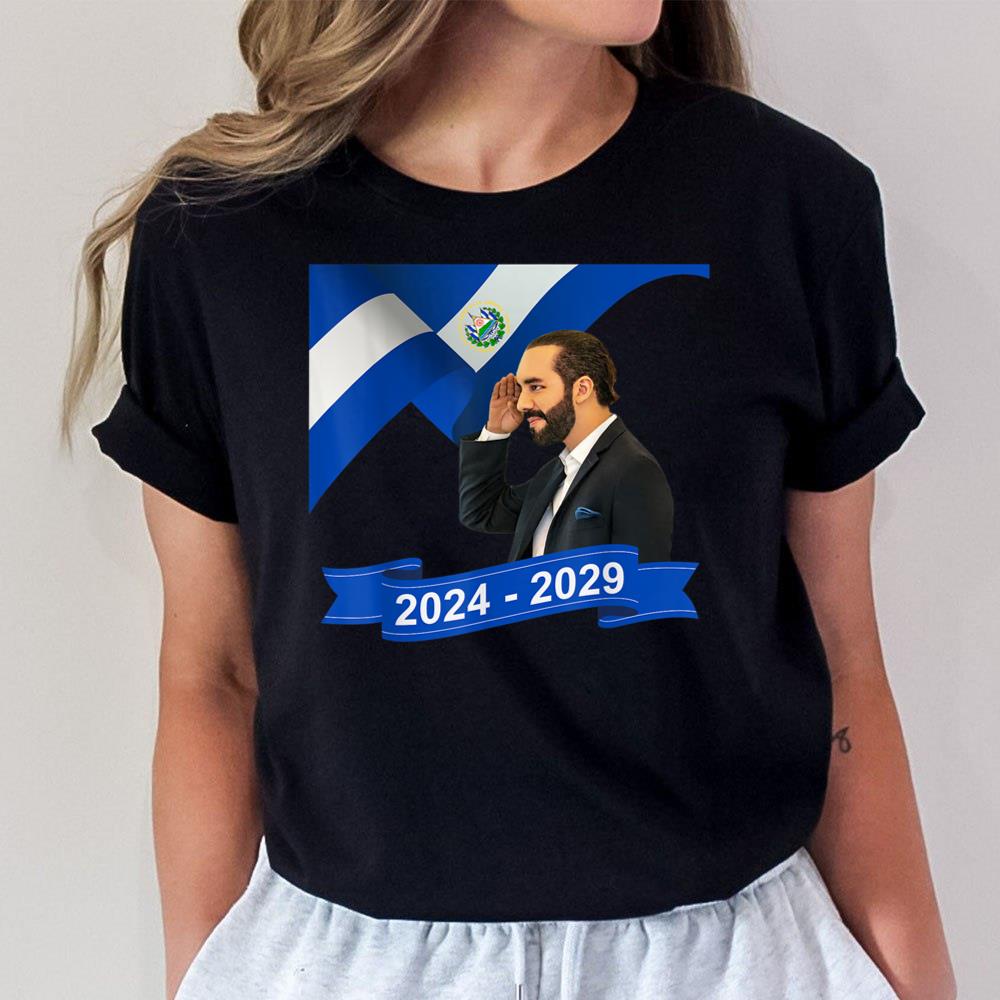 Nayib Bukele Presidente De El Salvador 2024 Unisex T-Shirt