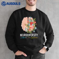Neurodiversity Celebrate The Spectrum ADHD Brain Autism ASD Sweatshirt
