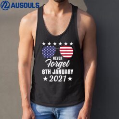 Never Forget 6th January 2021 US Flag Tank Top