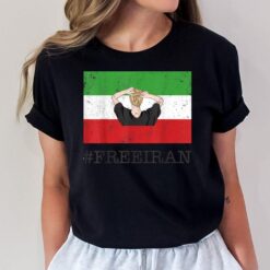 New Iranian Flag No Hijab Female Fist Support Women of Iran T-Shirt