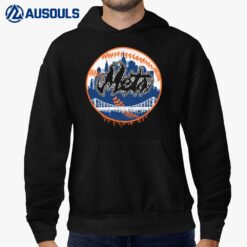 New York Mets Deathcore Logo Hoodie
