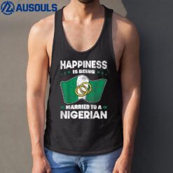 Nigerian Wedding Nigeria Marriage Flag Married Tank Top