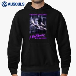 Nightmare on Elm Street Purple Freddy Photo Hoodie