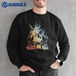Ninja Retro Style Vintage Sweatshirt