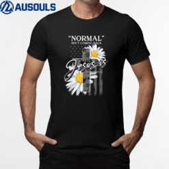 Normal Isn't Coming Back But Jesus Is Revelation 14 USA Flag T-Shirt