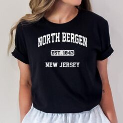 North Bergen New Jersey NJ vintage state Athletic style T-Shirt
