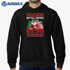 Not All Heroes Wear Capes Christmas Firefighter Hoodie
