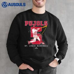 Number and Portrait Albert Pujols St Louis MLBPA Sweatshirt