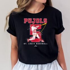 Number and Portrait Albert Pujols St Louis MLBPA T-Shirt