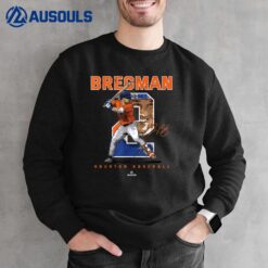 Number and Portrait Alex Bregman Houston MLBPA Sweatshirt