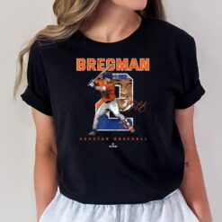 Number and Portrait Alex Bregman Houston MLBPA T-Shirt