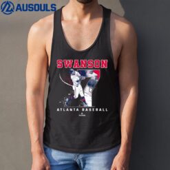 Number and Portrait Dansby Swanson Atlanta MLBPA Tank Top