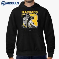 Number and Portrait Manny Machado San Diego MLBPA Hoodie